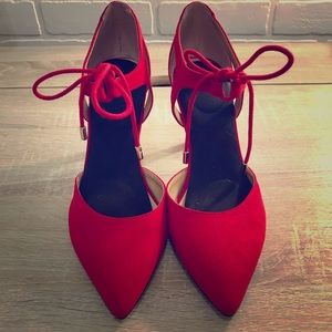 Red Unisa Amabella pumps